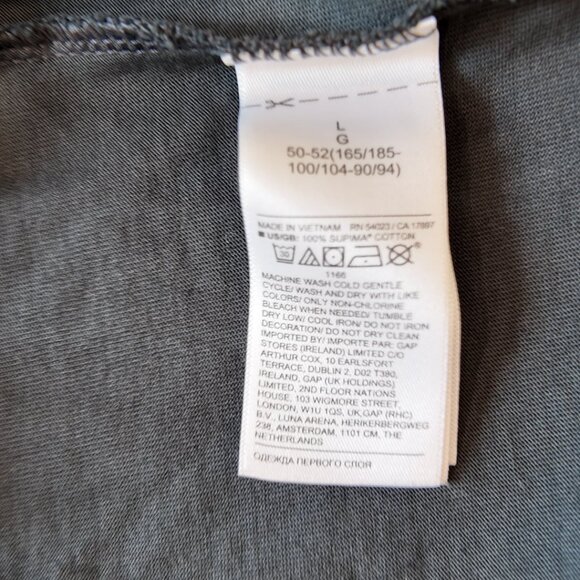 Banana Republic | SUPIMA® Cotton Henley T-Shirt | Size Large - Picture 9 of 11